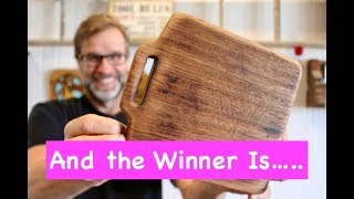And the Winner Is???.....Cutting Board Competition.
http://diyforknuckleheads.com Cutting Board Competition Winner. Gday Folks and thanks to everyone who entered the Vintage Cutting Board Competition. Check out the video to see if it was YOU!
Before l go on...
DIY For Knuckleheads Website: https://diyforknuckleheads.com
Sign up to my email list to get the Latest and Greatest from the World of DIY For Knuckleheads!
Link to Cutting Board Video...Just in Case You Havent Watched It!
https://www.youtube.com/watch?v=Cfe5oU61qPg
SUBSCRIBE to DIY For Knuckleheads and never miss a video again! Make sure you Hit the Notification Bell as well so youll be immediately alerted of every new video l upload.
http://www.youtube.com/user/shaneconlan1
Tools l Use: https://diyforknuckleheads.com/tools-resources/
Mailing Address:
DIY For Knuckleheads
P.O. Box 152
Sawtell,
NSW, 2452
Australia.
Check out the Latest Swag from our New DIY For Knuckleheads Clothing and Accessorie Store!
https://shop.spreadshirt.com.au/DIYForKnuckleheads/
Check us out on Facebook;
https://www.facebook.com/DiyForKnuckleheads/
Have a great day and l’ll see you again real soon. 😁 And the Winner Is???.....Cutting Board Competition.