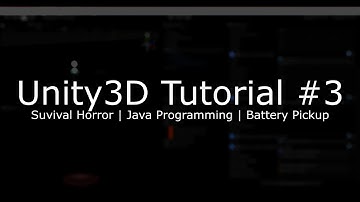 Unity3D | Survival Horror | Javascript Programming Tutorial #3 (Battery Pickup w/ Raycast)