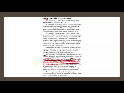 NYS Notary Public iPREP Mock Test #4 Q38