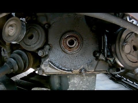 Замена ремня, сальника и шкива коленвала Mazda 3 bk