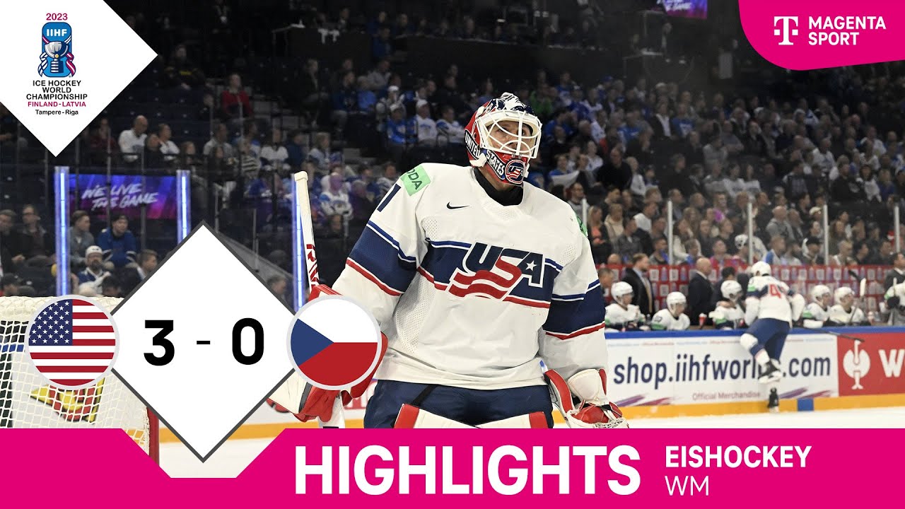 USA - Tschechien Highlights IIHF Eishockey-WM 2023