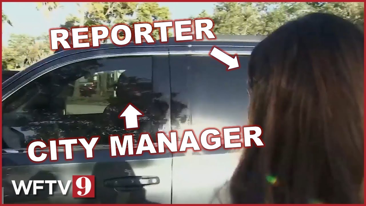 WATCH: Florida city manager rushes off as questions swirl about credit card spending