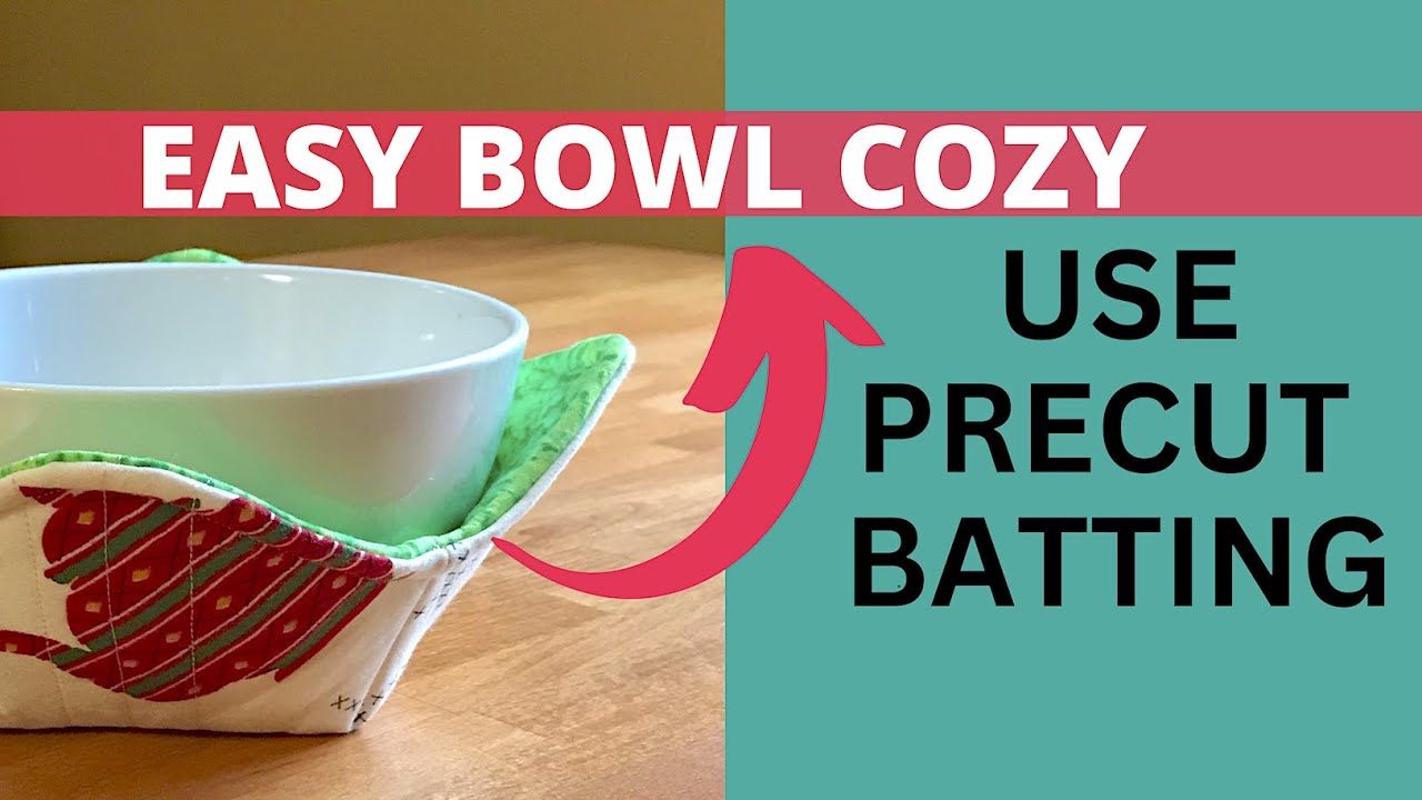 Microwave bowl cozy - video tutorial 
