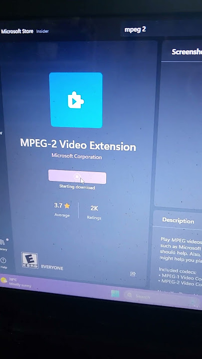 Installing MPEG 2 Video Extension on a Compaq Presario CQ61