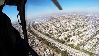 LAPD Fly-Along (Watch in HD and listen to the audio)
