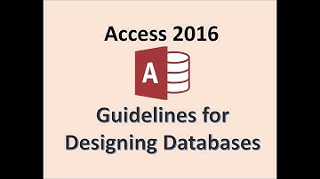 Access 2016 - Field Properties Design - Designing in Microsoft - Best Practices Tips and Tricks MS