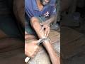 Turning 500 Old Blades into a Useful Kitchen Knife | Step by Step Full Process. 😱 #Amazing #viral
