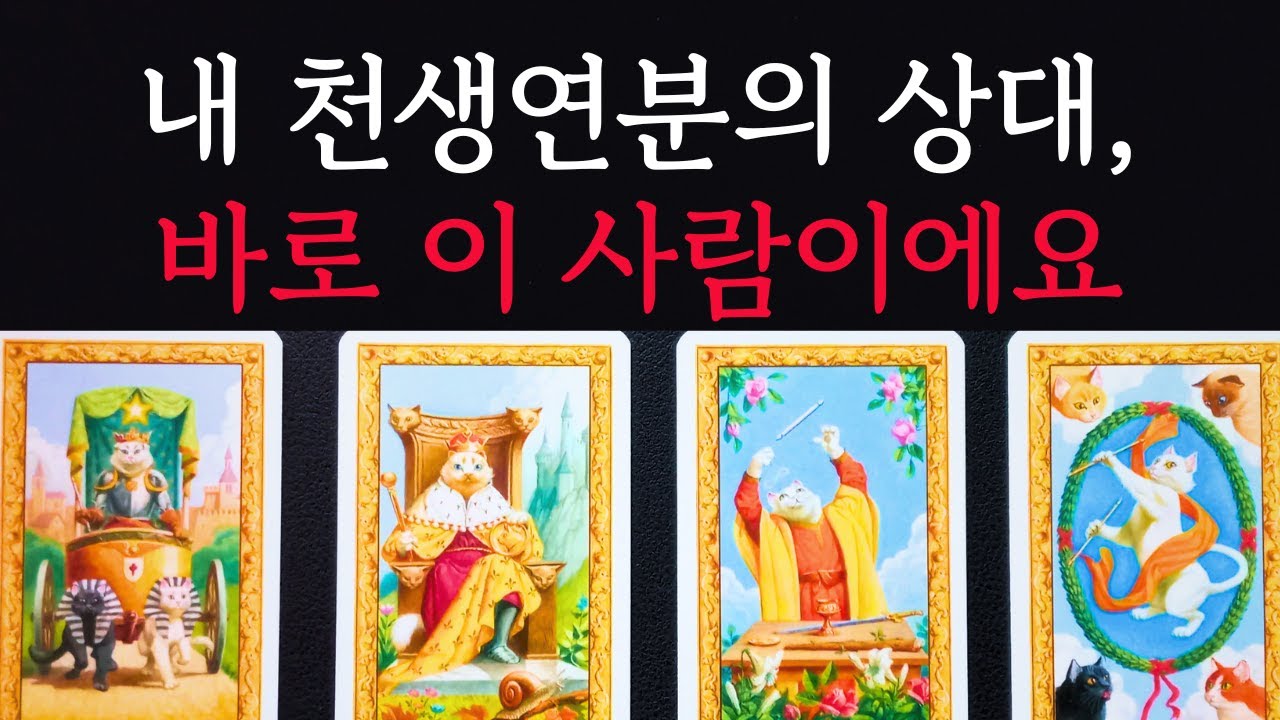 [타로/연애운]🔥내 천생연분인 연인 찰떡궁합 남친 여친의 모든 것💗상대방 외모 성격 특징 만남의계기🌹썸 짝사랑 재회 솔로 고백 연락 타로💖