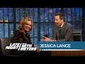 Jessica Lange Thinks Awards Shows Have Become a Freak Show - Late Night with Seth Meyers