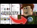 NEW ROBLOX SYSTEM BADGE UPDATE &amp; MOBILE UI CHANGES
