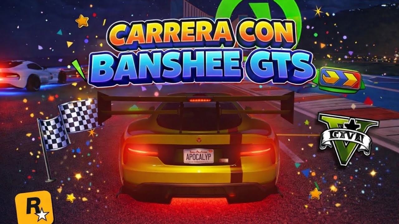 GTA V ONLINE - Carrera con el BANSHEE GTS 