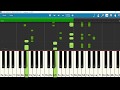 【 BRADIO 】 「 LA PA PARADISE 」 をピアノで弾いてみた ( Synthesia ) 【 天気予報】