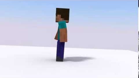 Walk Cycle: A Minecraft Test Animation