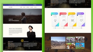 Website Designing in Photoshop CC in Hindi // Web Template design in Photoshop step by step