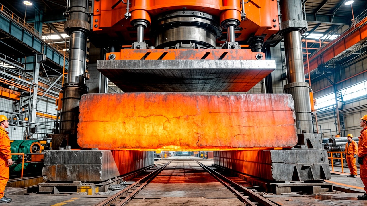 МЕГА-МАШИНА: Пресс весом в 10 Эйфелевых башен, уходящий под землю! 🏗️