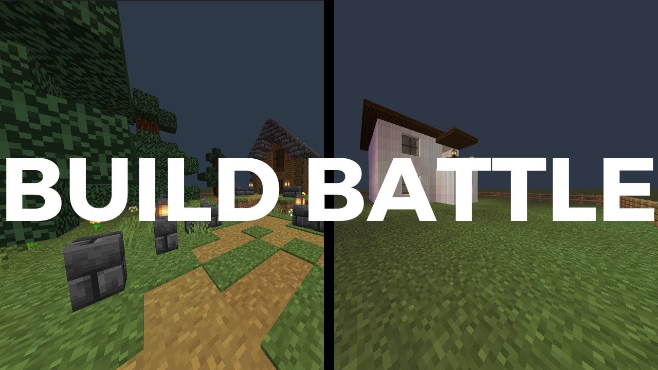 Minecraft House Build Battle - YouTube