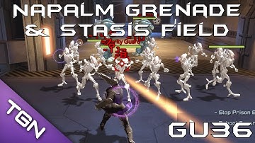 DCUO - GU36 Napalm Grenade & Stasis Field