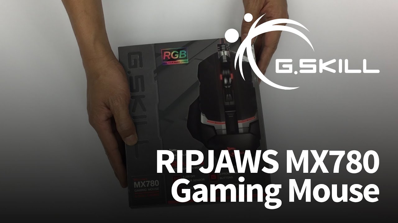 G.Skill RIPJAWS MX780 Gaming Mouse Unboxing