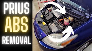 2010-2015 Toyota Prius ABS Removal