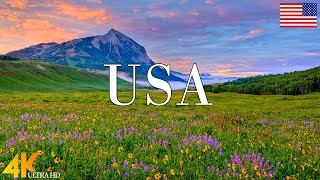 Spring USA 4K Ultra HD • Stunning Footage USA, Scenic Relaxation Film with Calming Music.