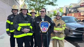 FDNY Commissioner Lillian Bonsignore provides update on 4-alarm fire in Queens