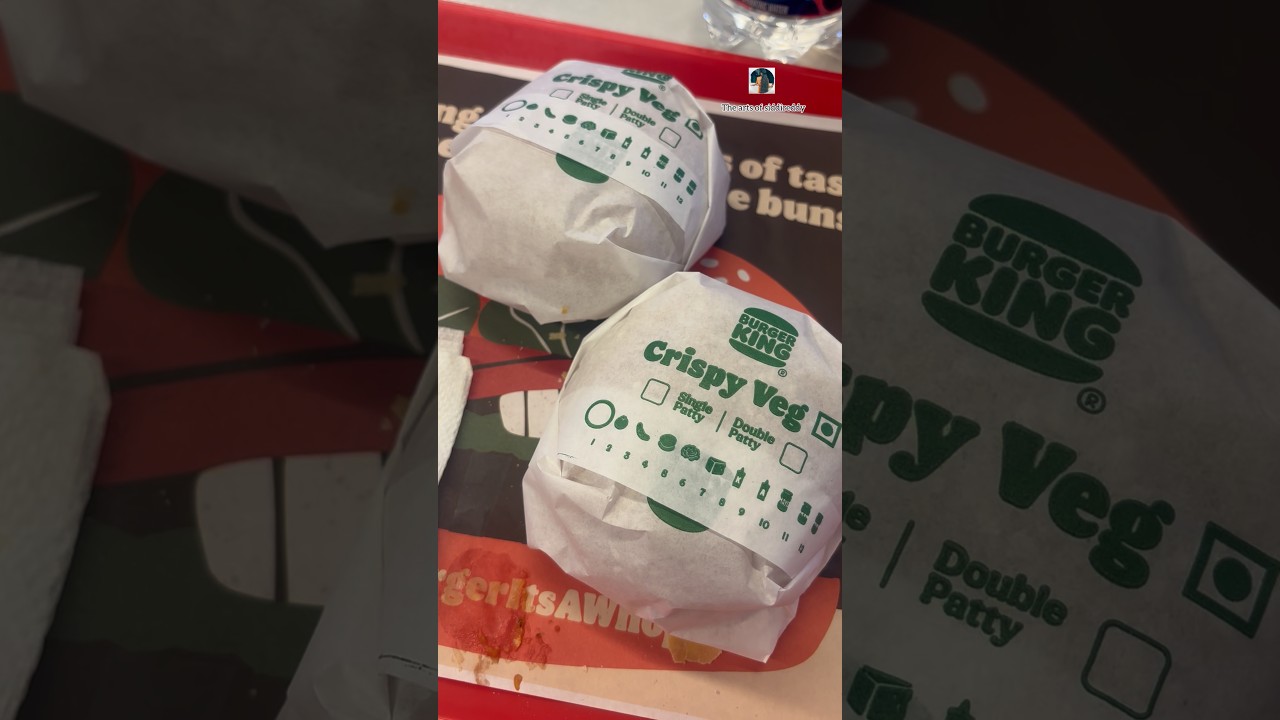 Burger king burgers at ₹77 