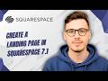 How To Create A Landing Page In Squarespace 7.1 [2026 Guide]