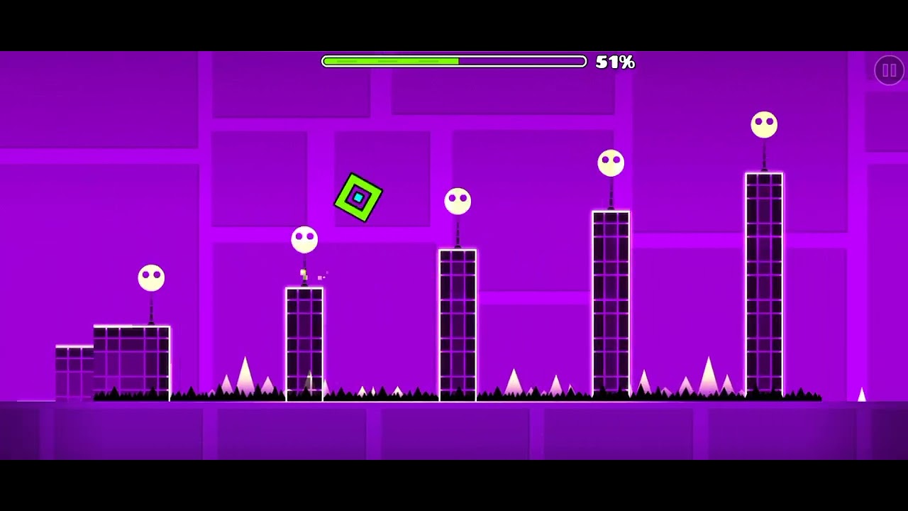 Playing geometry Dash Lite - YouTube