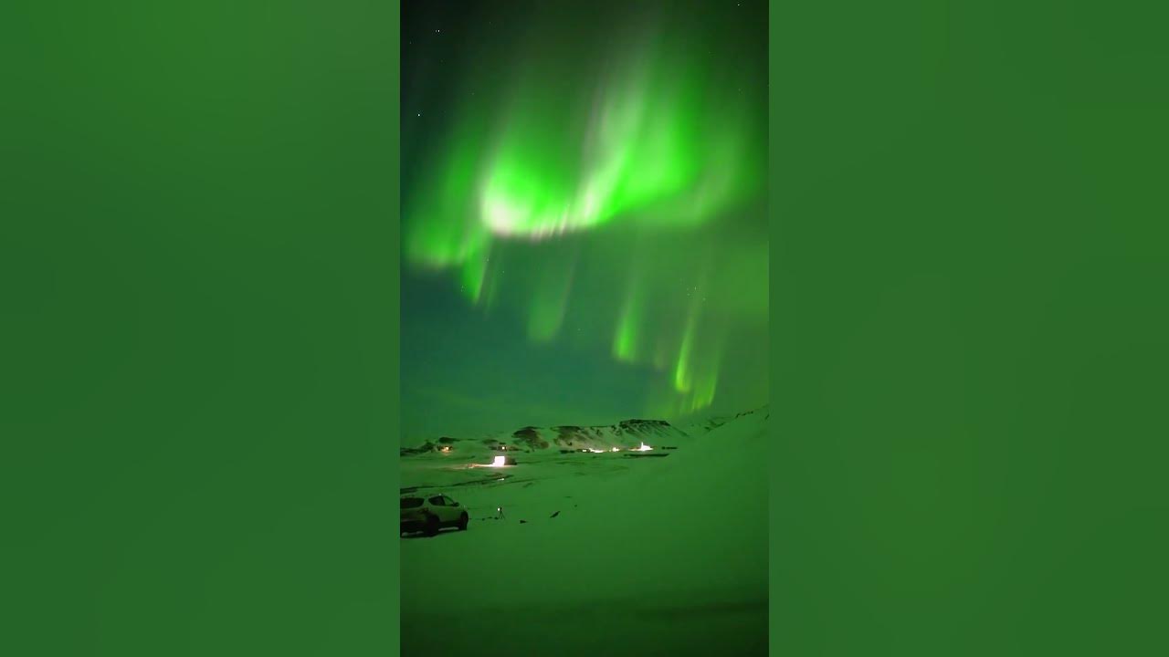 Beautiful Northern Lights seen in Iceland