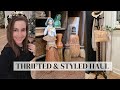Thrifted and Styled estate sale haul • unique home decor pieces  • thrift secondhand