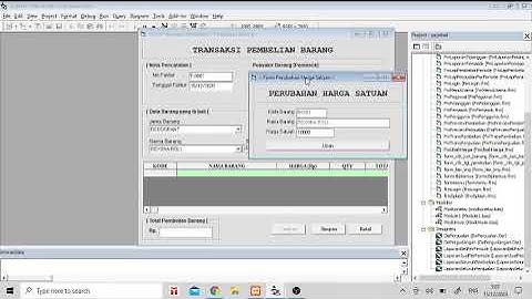 FORM TRANSAKSI PEMBELIAN RETAIL with VB6 & MySQL