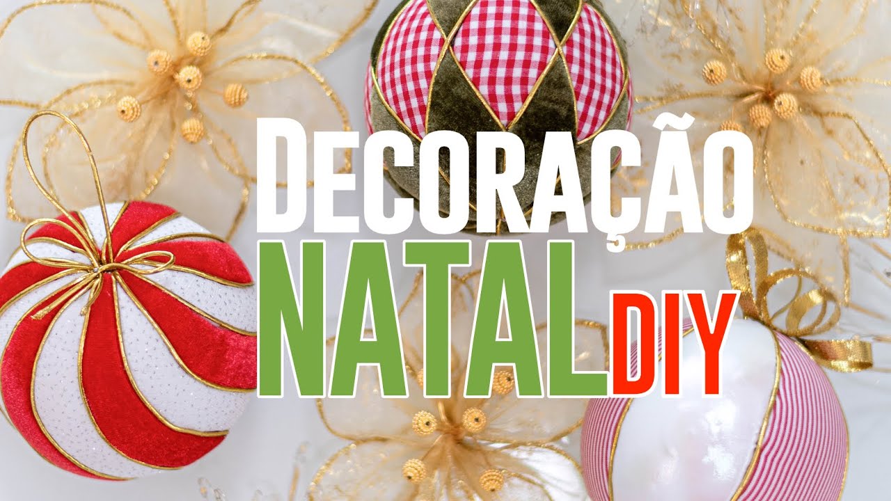 Então é NATAL | 3 DIY para Decorar sua Árvore