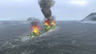 Force of Warships ----ГРОМ---- VS DeathDealing - голда не всегда помогает!