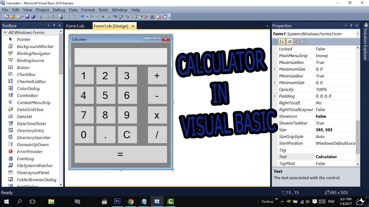 Speed Conversion Chart Programming Challenge Visual Basic