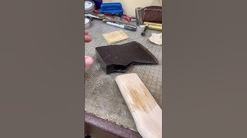 Vintage Axe Mount on hickory handle - #handmade #stumptownaxes #woodworking #axe #satisfying