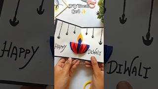 Diy Easy diwali card ideas 💡.#trending #diy #art #shorts #viralshorts