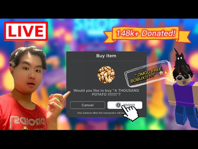 🔴Roblox PLS DONATE LIVE, FREE ROBUX💸