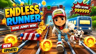 🏃 Endless Runner Game for Kids! 😱🔥 Can You Beat the HIGH SCORE? 🎮