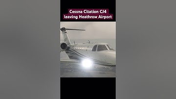 Microsoft Flight Simulator 2020 Cessna Citation CJ4 leaving Heathrow Airport