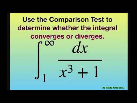 Use comparison test