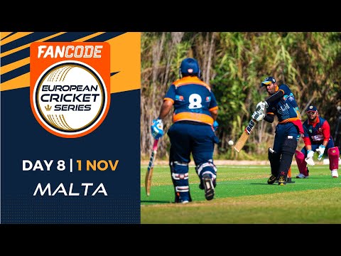 🔴 FanCode European Cricket Series Malta, 2022 | Day 8 | T10 Live Cricket