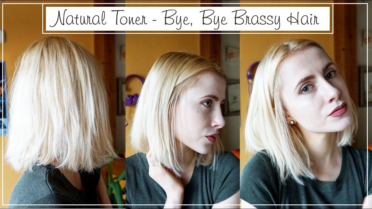 How To Fix Brassy Hair One Ingredient Diy Homemade Natural