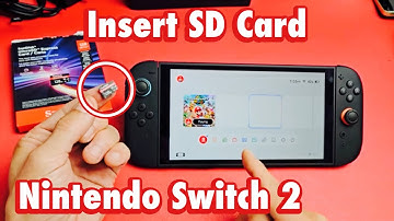 Nintendo Switch 2: How to Insert SD Card (Must be Express)
