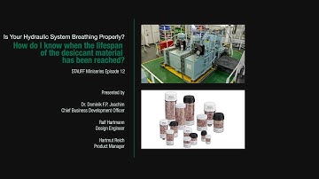 How do I know when the desiccant material is saturated?