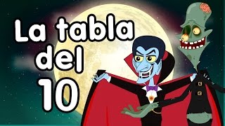 Tabla del 10 Cantada - Canciones Infantiles - Aprende a multiplicar