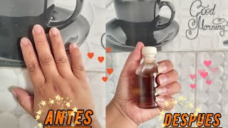 CÓMO HACER ESTÁ RECETA NATURAL/PARA TENER UÑAS LARGAS Y FUERTES 💅