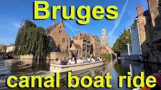 Bruges, Belgium, Canal Boat Tour