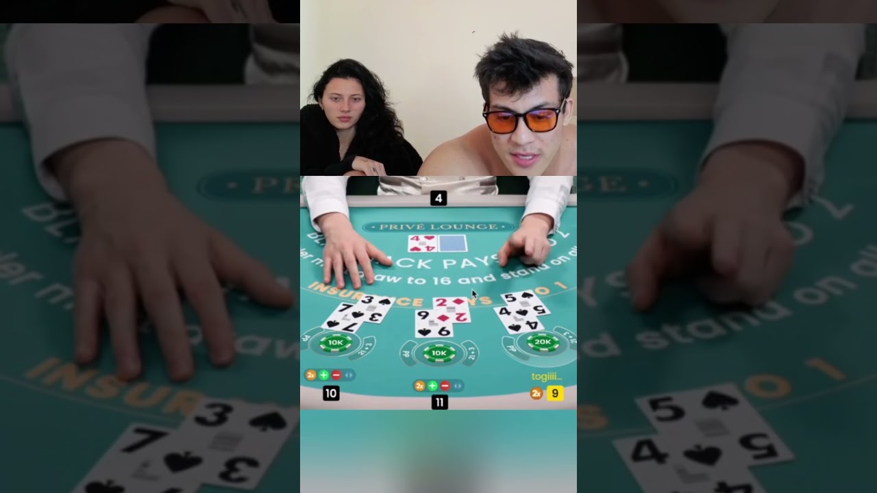 He Doubled All 3 Hands To Become A Millionaire On Bj Blackjack Poker Casino