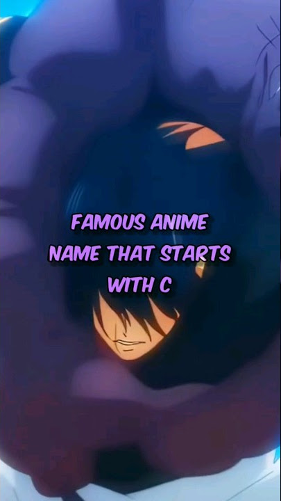 Famous anime name that starts with C #anime #shorts #classroomoftheelite #codegeass #cowboybebop