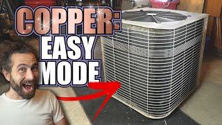 Scrapping an AC Condenser  How Much is an Old Air Conditioner Worth in Scrap?